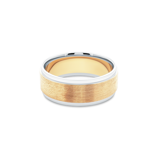 Verragio Men's Wedding Band | 14K Gold | 8mm | VWS-204-8WYW — photo 1 of 2