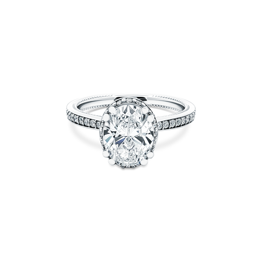 Verragio Oval Halo Diamond Engagement Ring — photo 1 of 3
