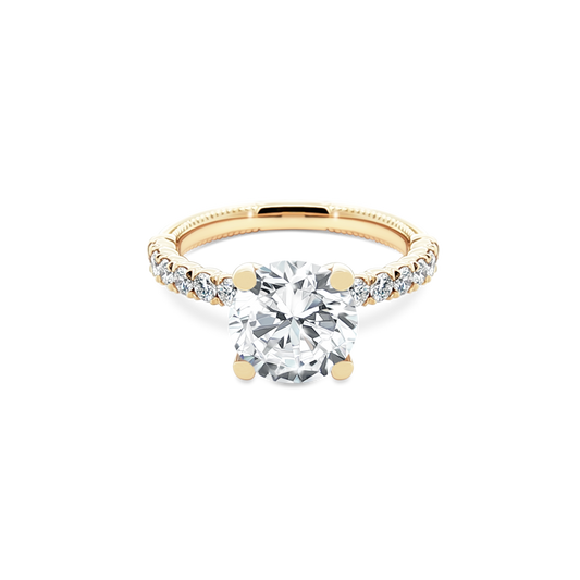 Verragio Round Diamond Pave Engagement Ring — photo 1 of 3