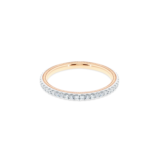 TR120W-2T Verragio Two-Tone Diamond Eternity Band