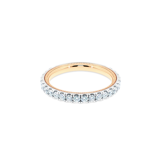 TR180W-2T Verragio Two-Tone Diamond Eternity Band