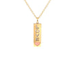 14k Yellow Gold & Mother of Pearl 'LOVE' Pendant