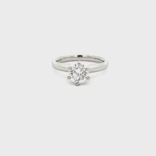 1.15ct Round Brilliant Cut Solitaire Platinum Engagement Ring