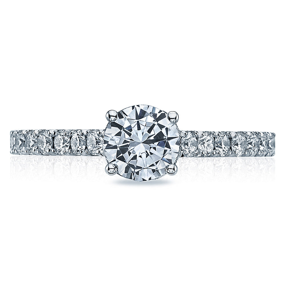 Tacori Prong-Set Round Brilliant Diamond Engagement Ring
