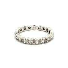 18K White Gold Diamond Eternity Band