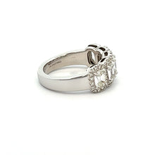 Henri Daussi 5 Stone Cushion Cut Diamond Band
