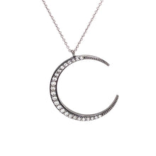 14k Crescent Moon Pendant