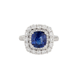 This ring features round brilliant cut diamonds that total 1.68cts ...