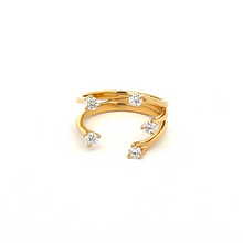 18k Yellow Gold Diamond Ring