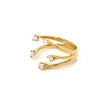 18k Yellow Gold Diamond Ring