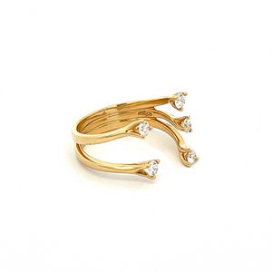 18k Yellow Gold Diamond Ring