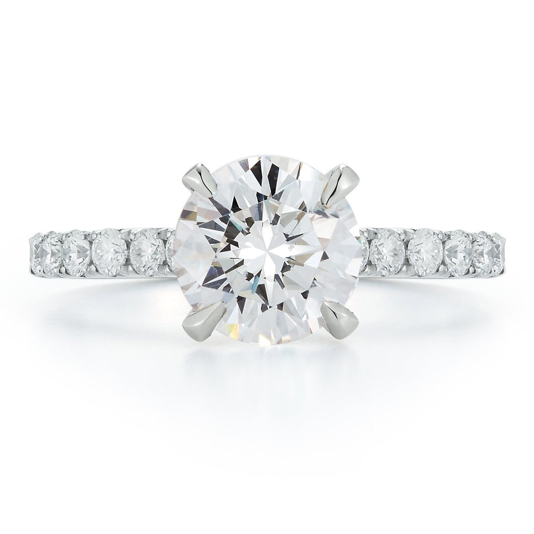 Signature Pave Diamond Engagement Ring
