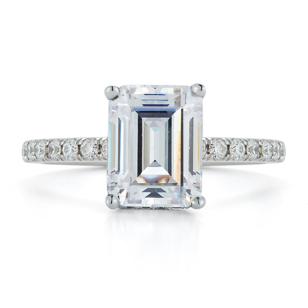 Signature Pave Diamond Engagement Ring