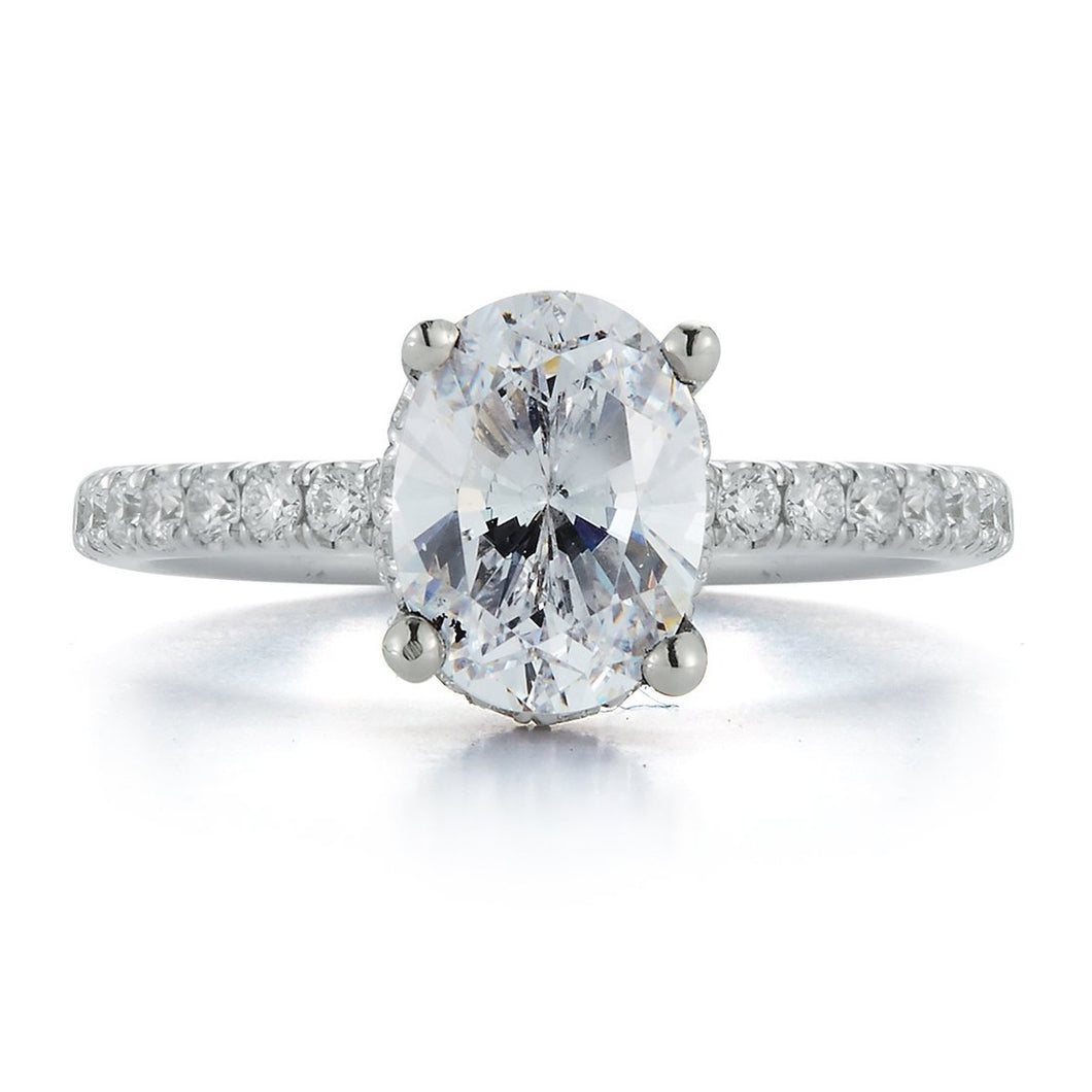 Signature Pave Diamond Engagement Ring