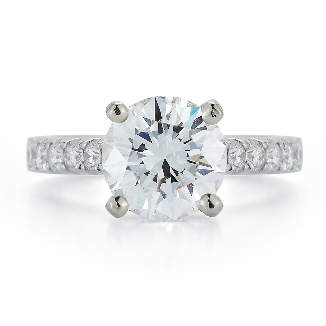 Signature Pave Diamond Engagement Ring