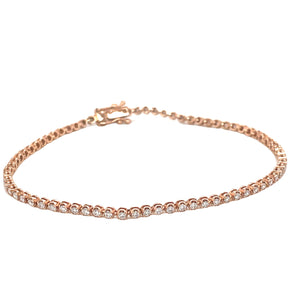 These diamond tennis bracelets are the perfect size to add a little...