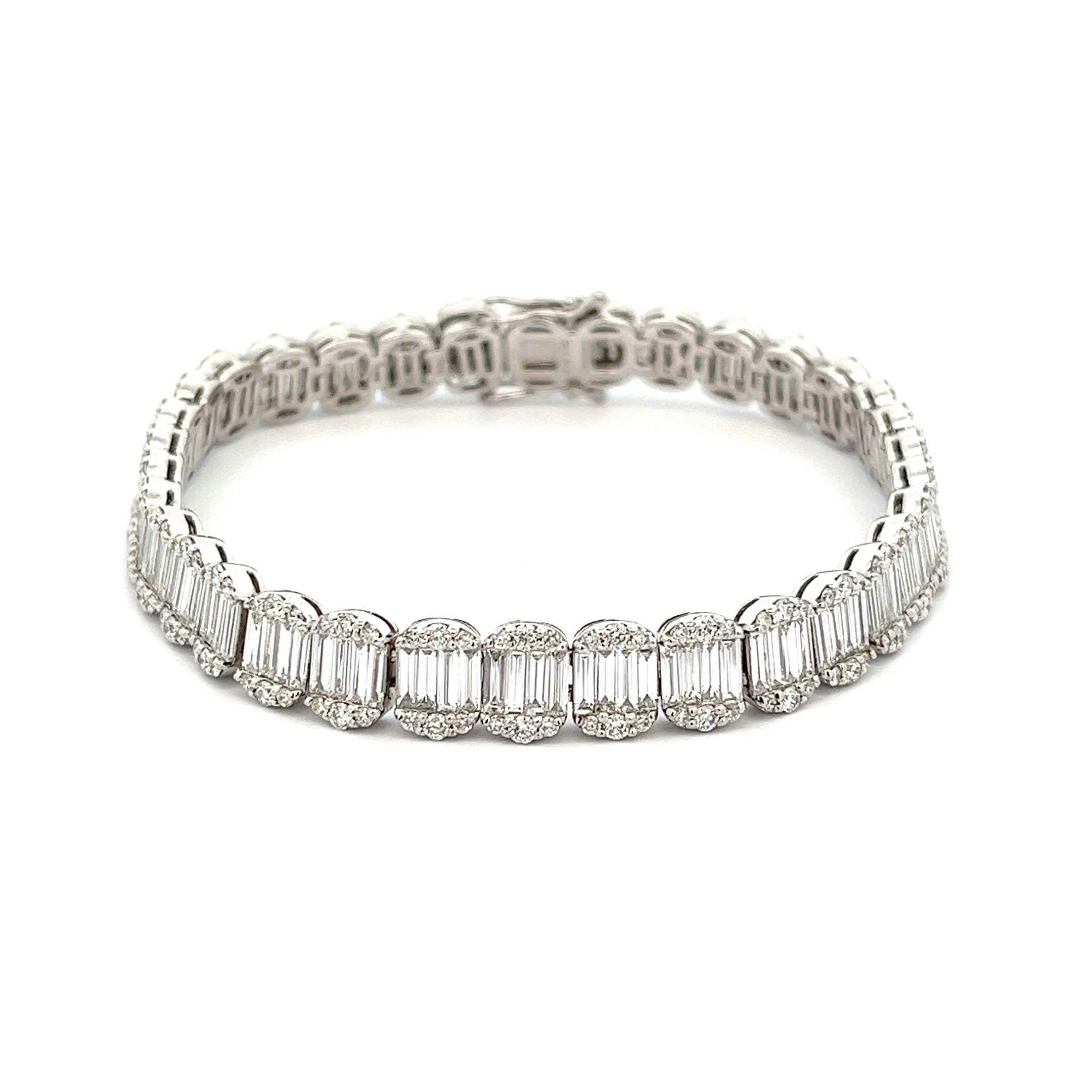 4.75 ct Baguette Diamond Bracelet - 3000845064 / ZEN Diamond - US