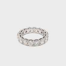 4.06ct Platinum Diamond Eternity Ring