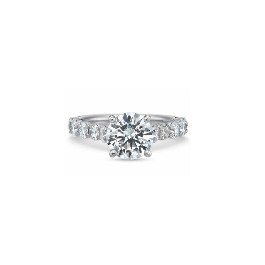 Precision Set Prong Set Diamond Engagement Ring