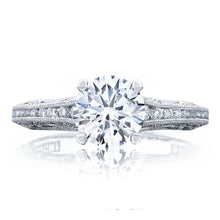 Tacori Channel & Pave Diamond Engagement Ring