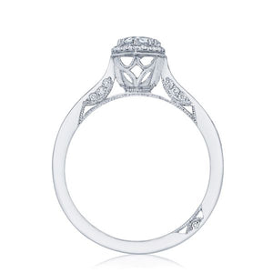 Tacori Pave Halo Diamond Engagement Ring