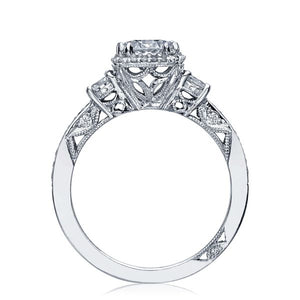 Tacori Engagement Ring w/ Pave Set Diamonds
