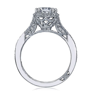 Tacori Engagement Ring with Pave-Set Diamonds
