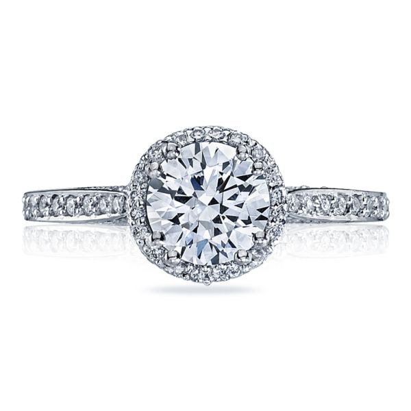 Tacori Pave Diamond Engagement Ring w/ Halo