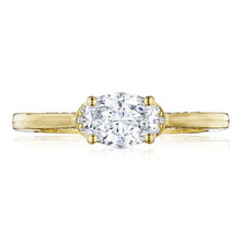 Tacori Horizontal Diamond Engagement Ring