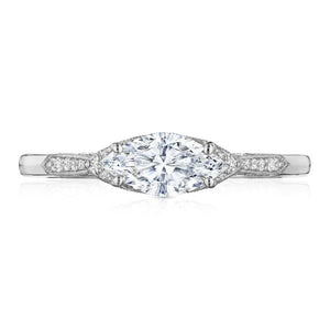 Tacori Horizontal Diamond Engagement Ring