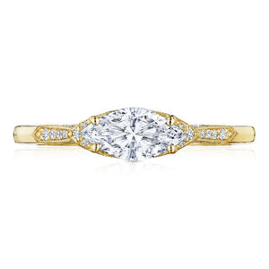 Tacori Horizontal Diamond Engagement Ring