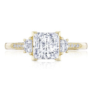 Tacori Three Stone Diamond Engagement Ring