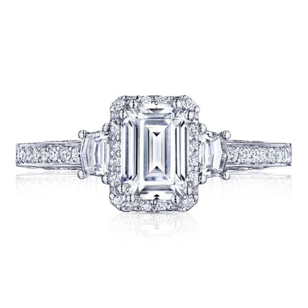 Tacori Three Stone Diamond Engagement Ring