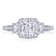 Tacori Three Stone Diamond Engagement Ring