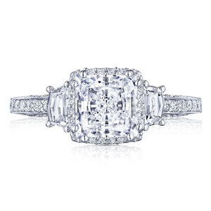 Tacori Three Stone Diamond Engagement Ring