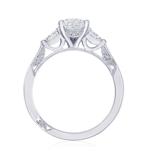 Tacori Three Stone Diamond Engagement Ring