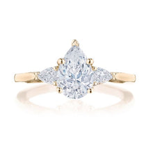 Tacori Three Stone Diamond Engagement Ring