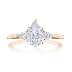 Tacori Three Stone Diamond Engagement Ring