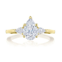 Tacori Three Stone Diamond Engagement Ring