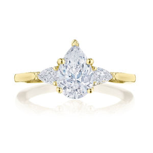 Tacori Three Stone Diamond Engagement Ring