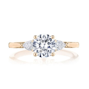 Tacori Three Stone Diamond Engagement Ring