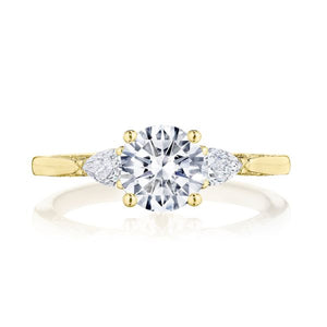 Tacori Three Stone Diamond Engagement Ring