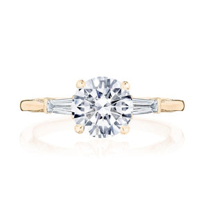 Tacori Baguette Diamond Engagement Ring