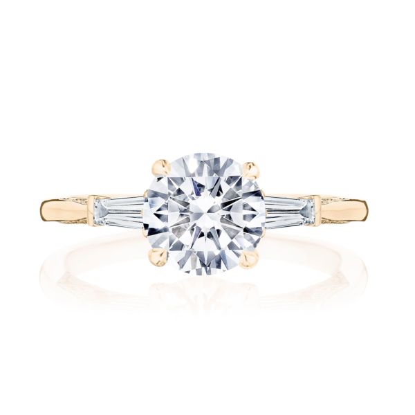 Tacori Baguette Diamond Engagement Ring