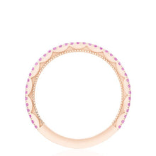 
Every queen deserves her crown. Rose gold and vibrant pink sapphir...