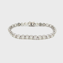 9.69ct 18k White Gold Diamond Bracelet