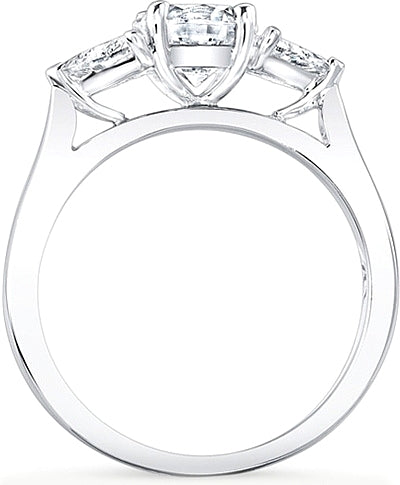 Halo Trillion Diamond Engagement Ring 2 Carat In 18K White Gold |  Fascinating Diamonds