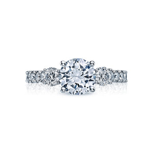 Talk about a big diamond look! From beginning to end this ring spar...