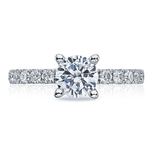 Tacori Prong-Set Round Brilliant Diamond Engagement Ring-333RD