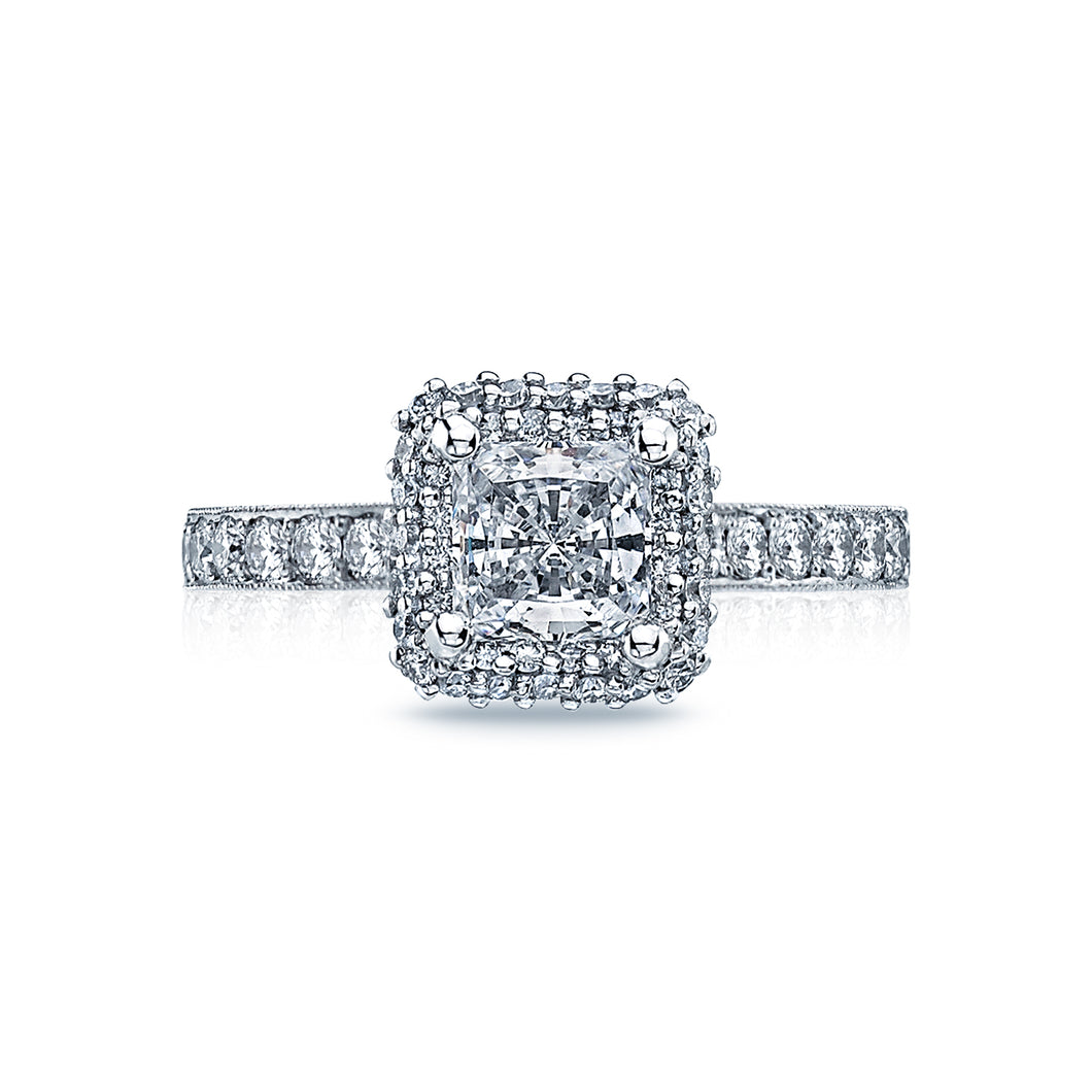 Tacori Double Halo Diamond Engagement Ring